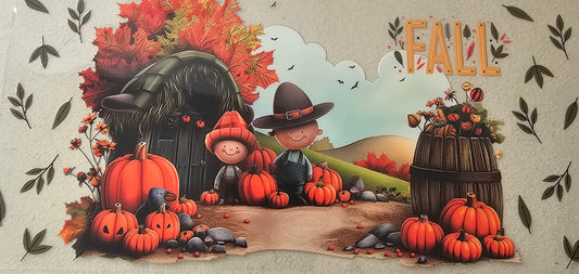 Autumn Harvest Scene